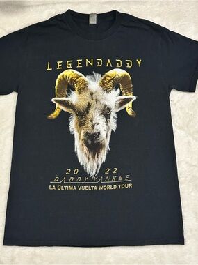 Legendaddy Daddy Yankee 2022 Tour Black Graphic Tee. Fits XS.